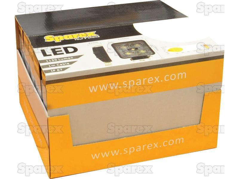 LED Work Light - aluminium case, 1150 lumen | 12/24 Volts, LEDs 5x3w, IP67