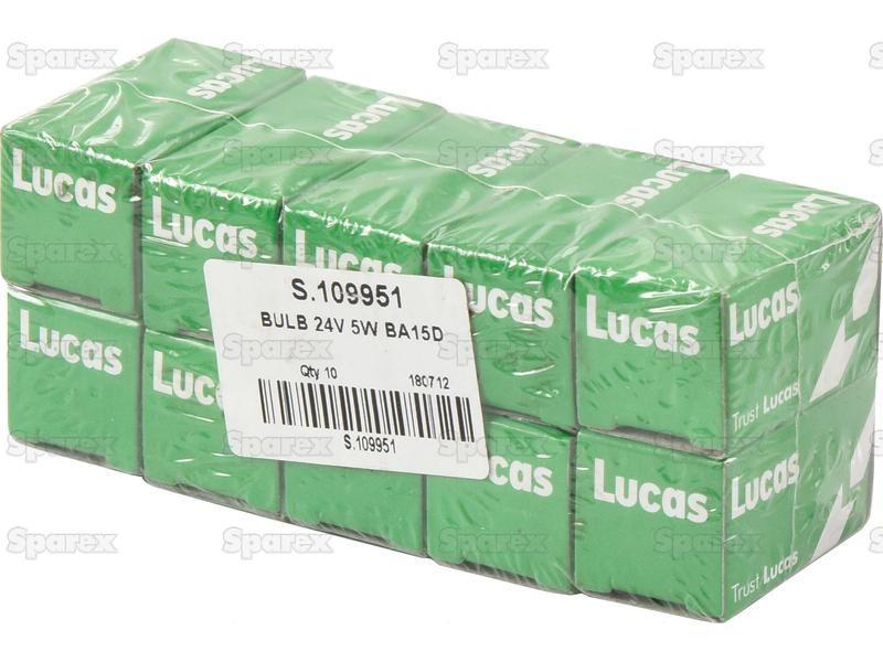 Halogen Side | Indicator Bulb, 24V, 5W, BA15d Base Lucas, OSRAM, Phillips