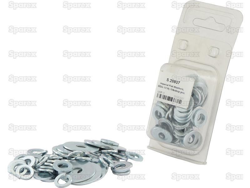 Imperial Flat Washers, ID: 5/16'' (Din 127A) 70 pcs.