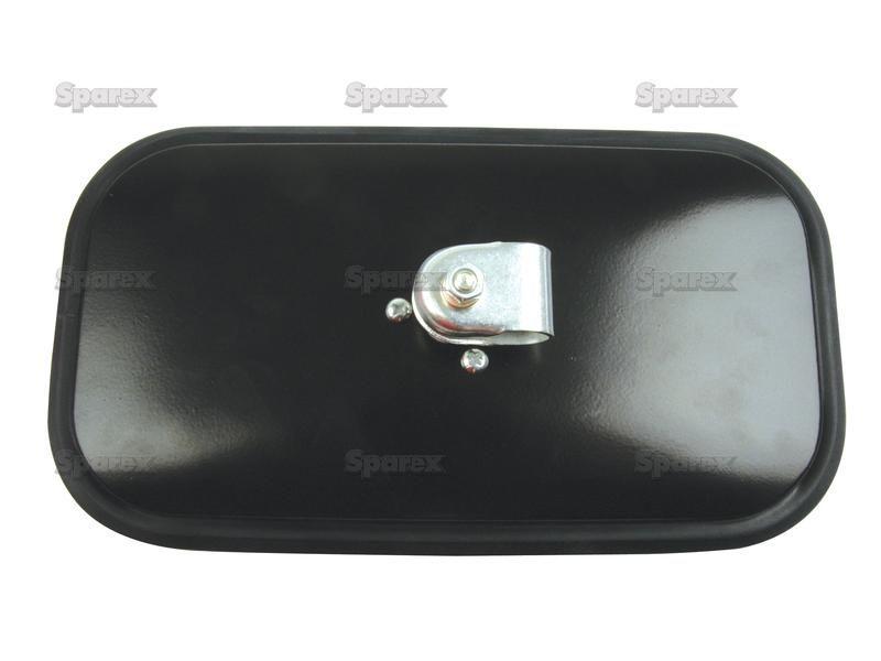 Mirror Head Convex Rectangular | Height: 240mm  Width:  130mm  Arm Ø:  12-15mm