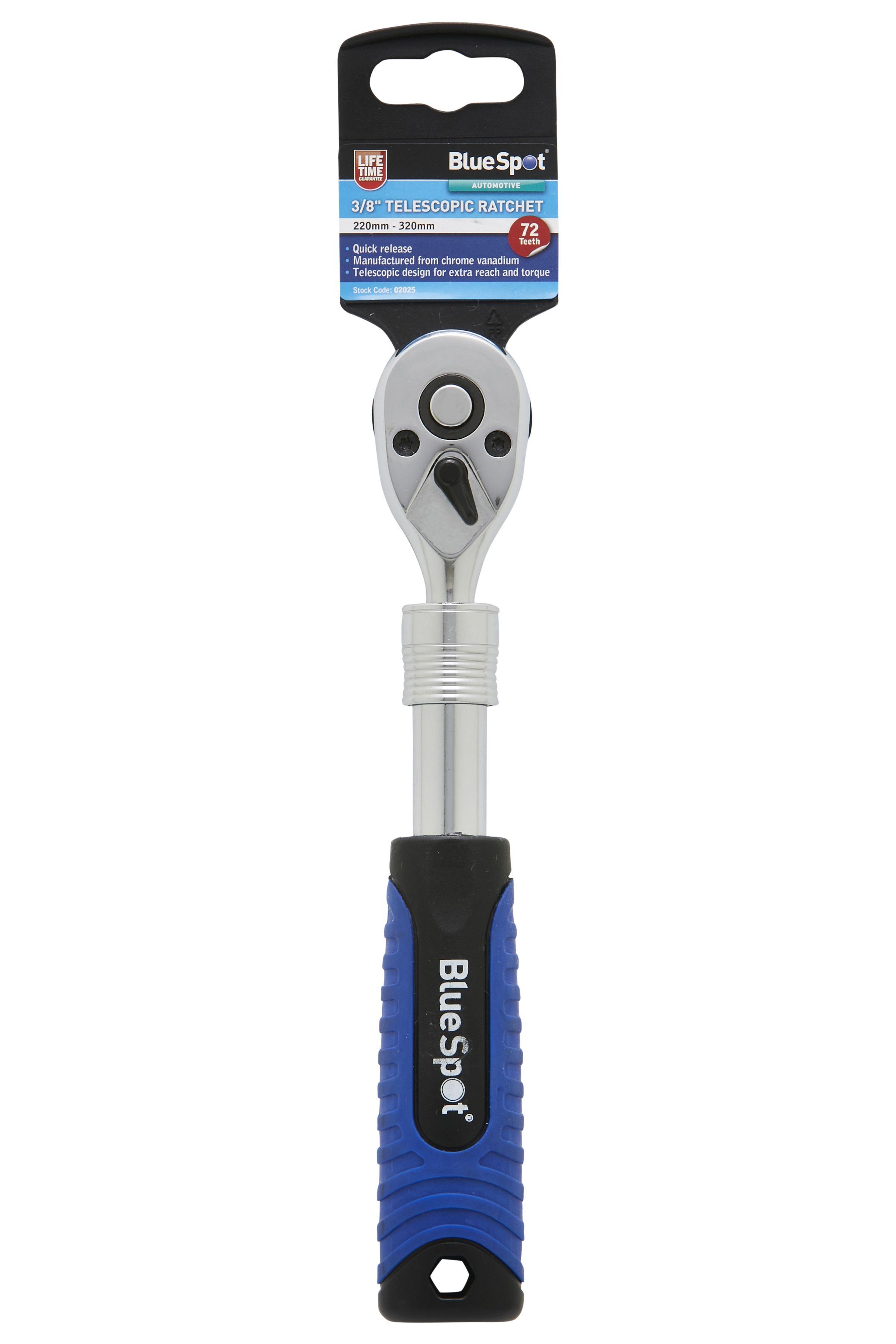 Blue Spot Tools 3/8" Telescopic Ratchet (220mm-320mm) (72 Teeth)