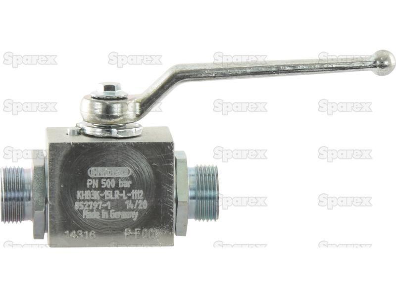 Hydraulic 3-Way Diverter Ball valve M22 x 1.5