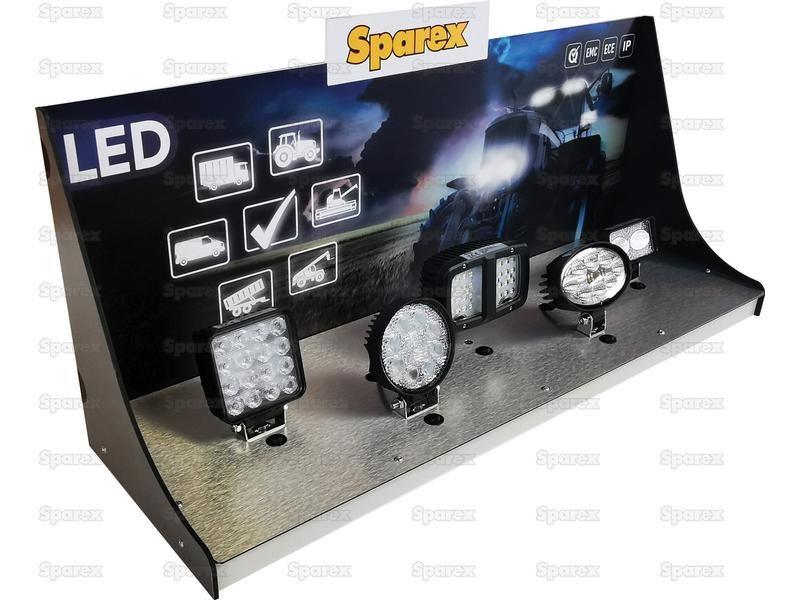 LED Light Display with switches & Aluminium Base