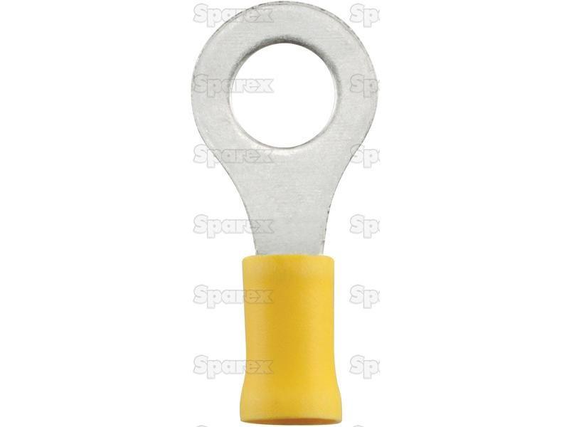 Pre Insulated Ring Terminal, Double Grip, 8.4mm, Yellow (4.0 - 6.0mm)