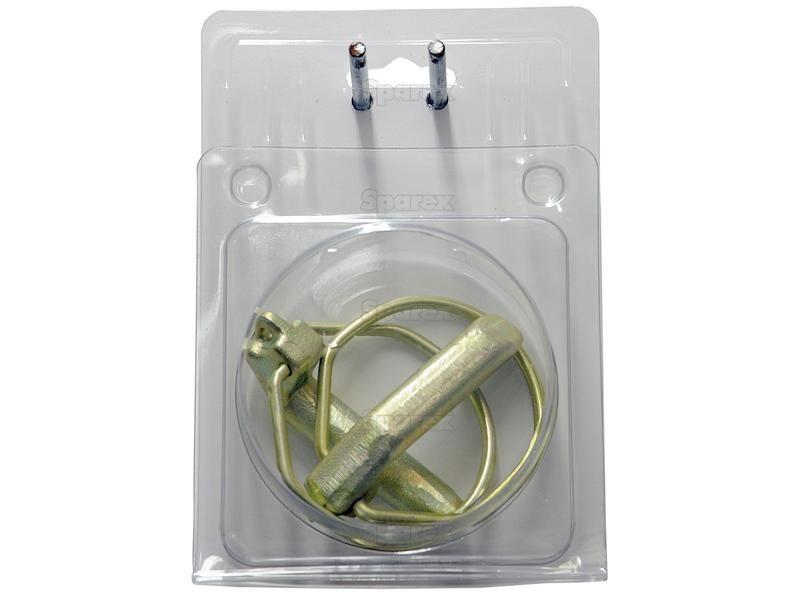Pear Linch Pin, Pin Ø15mm x 60mm (2 pcs. Agripak)