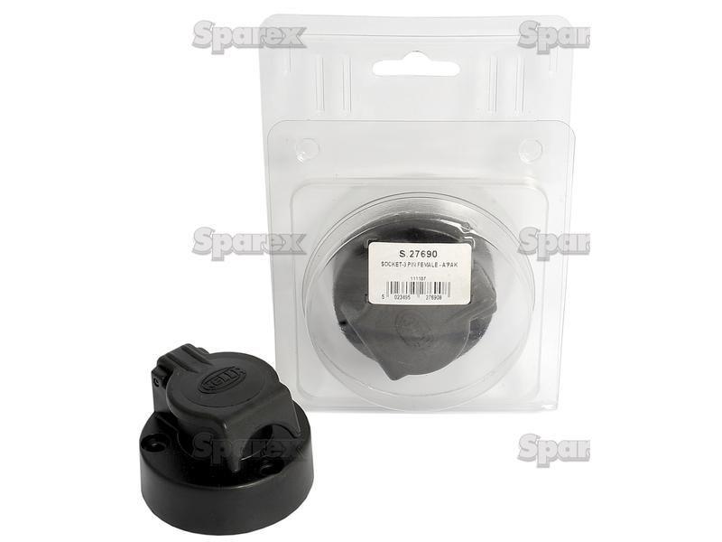 3 Pin Auxiliary Female Socket (Plastic) Agripak