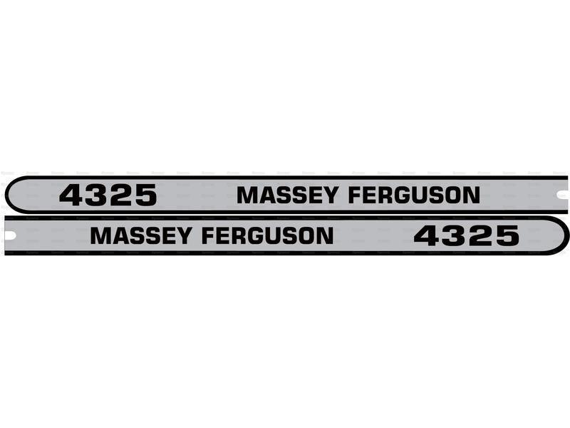 MASSEY FERGUSON TRACTOR BONNET DECAL LH (AGCO) 3823976M1