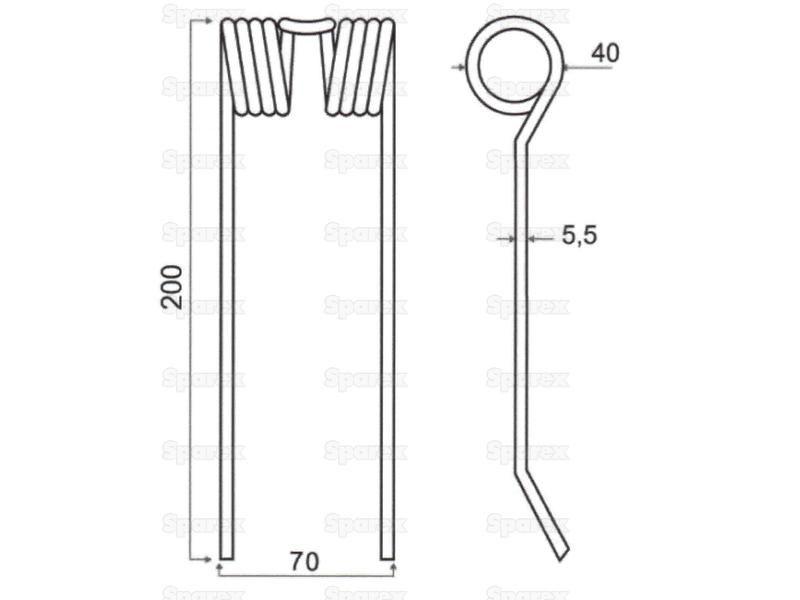 Replacement Pickup Haytine for Mchale | (CTN00008)