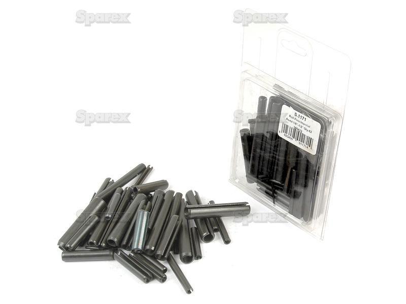 Imperial Roll Pins - 1/16'' - 1/2'', 62 pcs. (Din: 1481) Agripak.