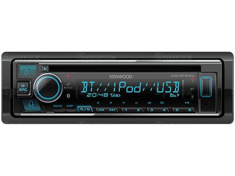 Radio - Alexa |FM-AM |Aux In | Bluetooth | Android | iPod-iPhone | Spotify App | USB | CD | MP3