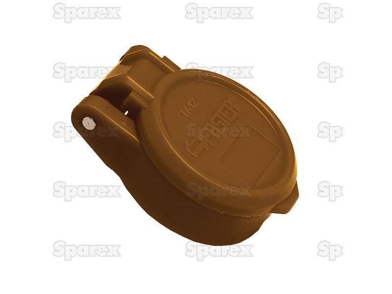 Dust Cap 1/2'' Brown Fits Female Coupling - TA Series TA12M (2 pcs. Agripak) Faster S.p.A (TA12M)