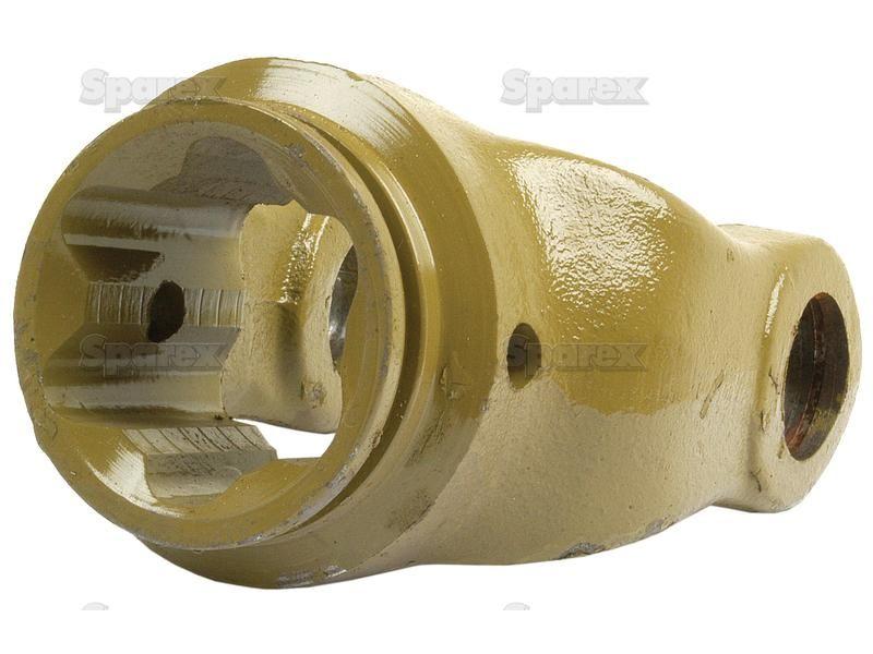 PTO Tube Yoke (U/J Size: 30.2 x 106.5mm) Profile: Star, Size: 47 x 4.5mm, Ref: S5. La Magdalena, Leyland, Massey Ferguson, Walterscheid