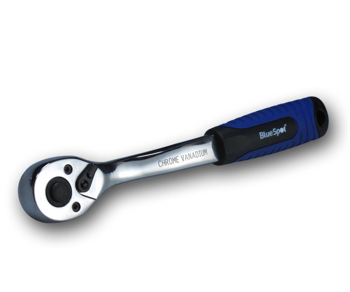 Blue Spot Tools 3/8" Drive Soft Grip Ratchet (72 Teeth)