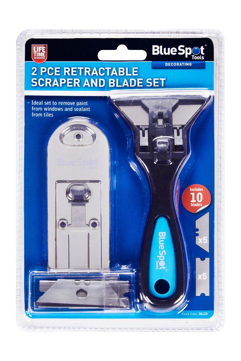 Blue Spot Tools 2 PCE Scraper And Blade Set