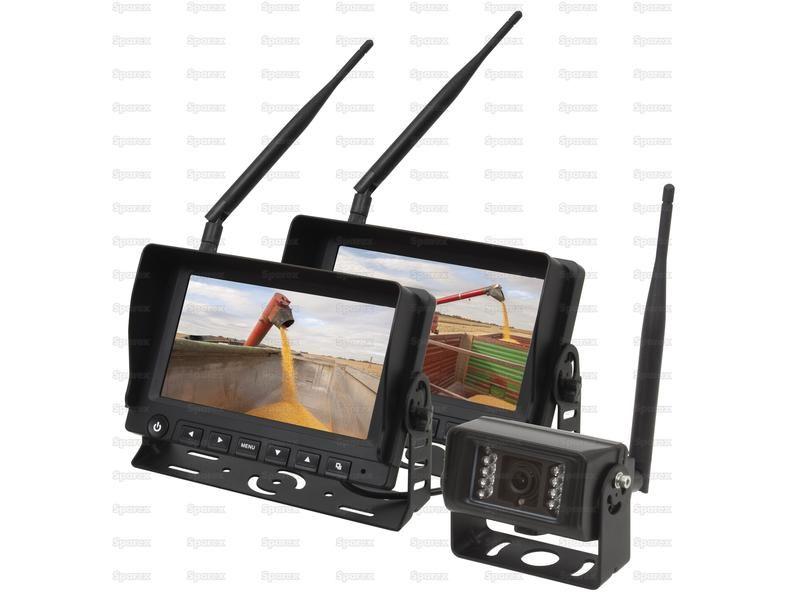 Wireless Digital Reversing Camera System with 2 x 7'' LCD Monitor & 1 Camera