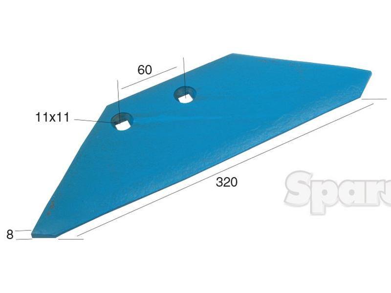 Share wing 320x8mm LH for Rabewerk GG45