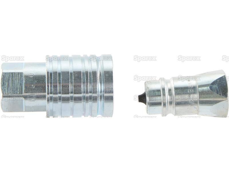 Hydraulic Quick Release Coupling Pair 1/2''BSP male & 1/2'' female