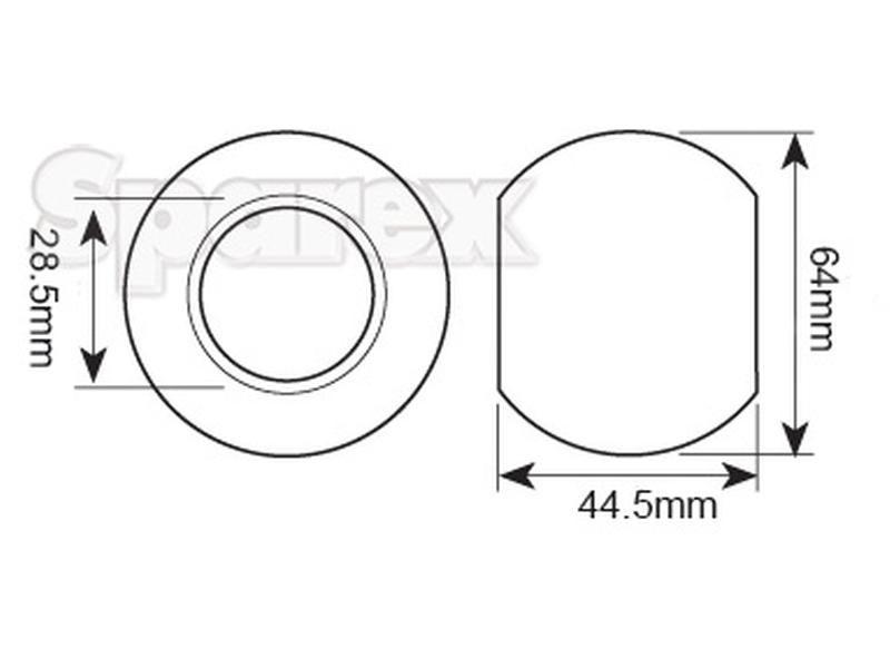 Lower Link Ball (Cat. 3/2)