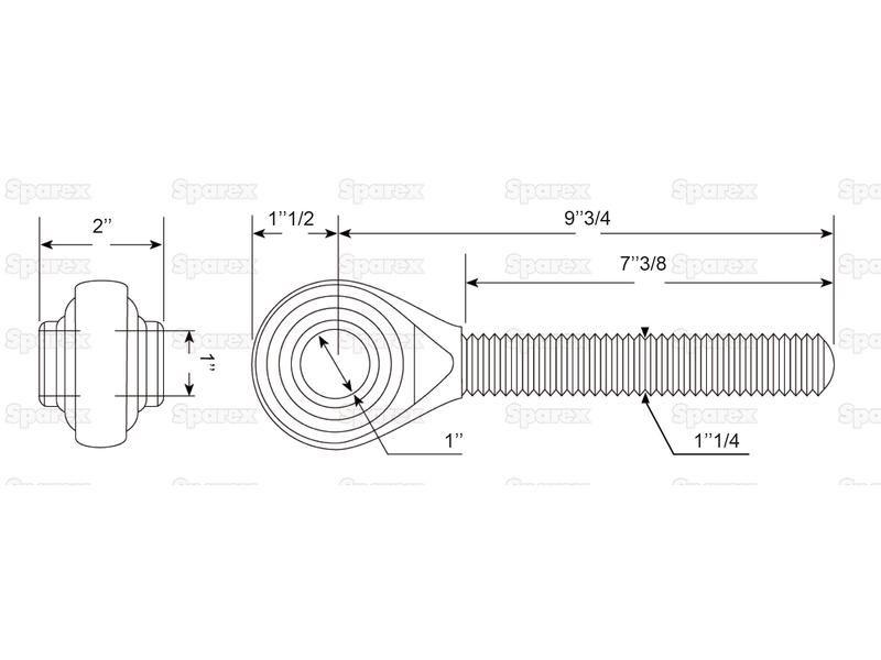 Top Link - Ball End (Cat.2)