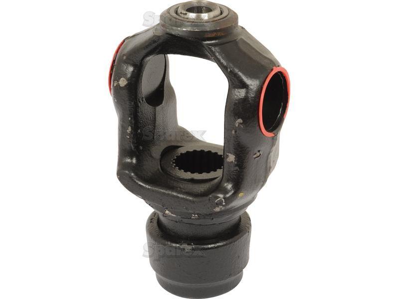 PTO Yoke - Quick Release With Auto Lock (U/J Size: 33.3 x 110.7 & 39.9 x 94.5mm) Size: 1 3/8''-21 Spline AGCO (700721797)