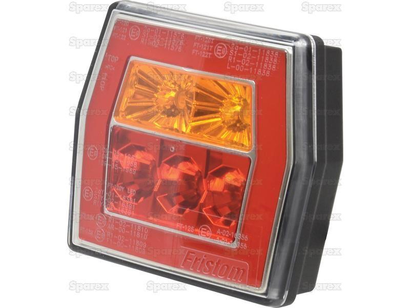 LED Rear Combination Light, Function: 3, Brake / Tail / Indicator, RH & LH, 12-36V