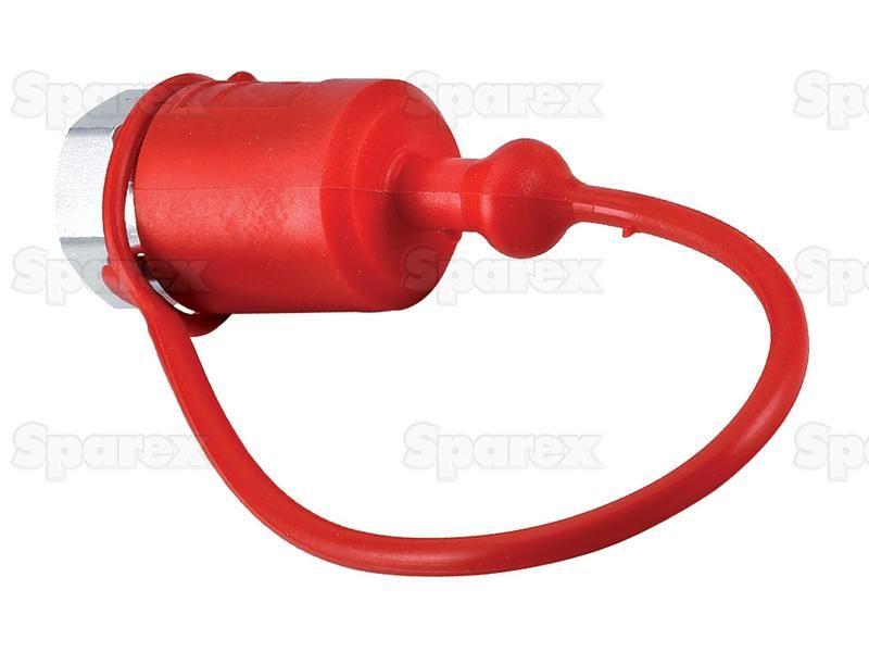 Dust Cap 1/2'' Red Fits Male Coupling TF12R Faster S.p.A (TF 12 R, TF12R)