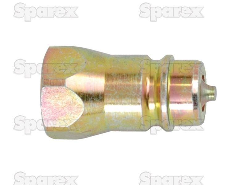 Sparex Quick Release Hydraulic Coupling Male 1/2'' Body x 3/4'' UNF Female Thread (Agripak 1pc.)