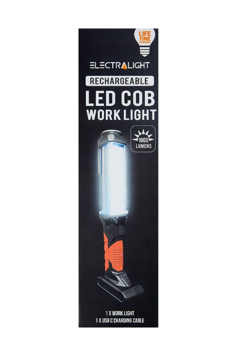 Electralight Rechargeable LED 1000 Lumens COB Work Light