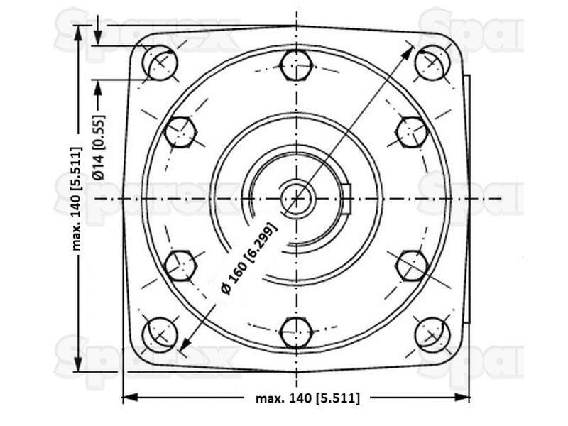Orbital Hydraulic Motor Danfoss (OMT250)