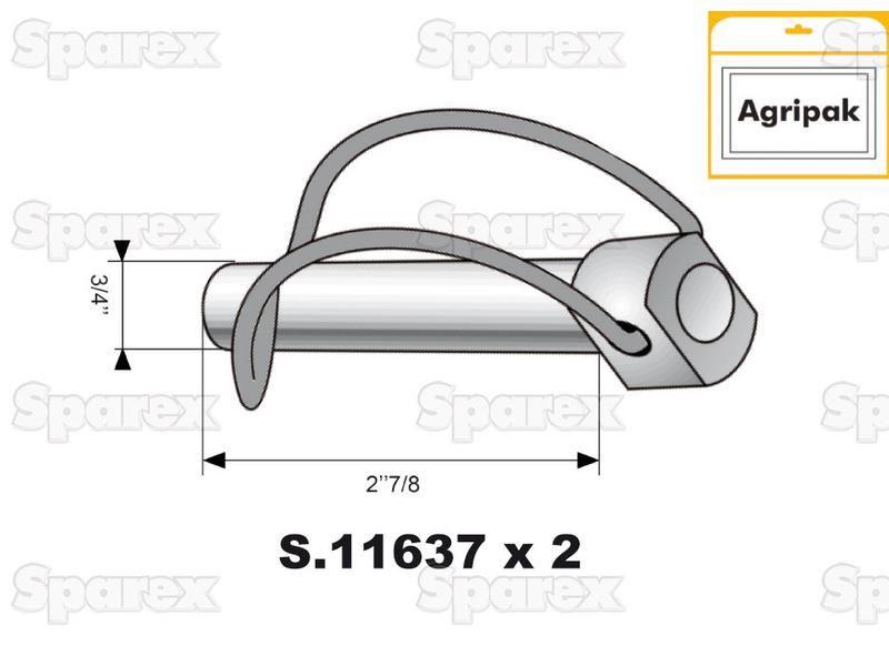Agirpak Stabiliser Pin