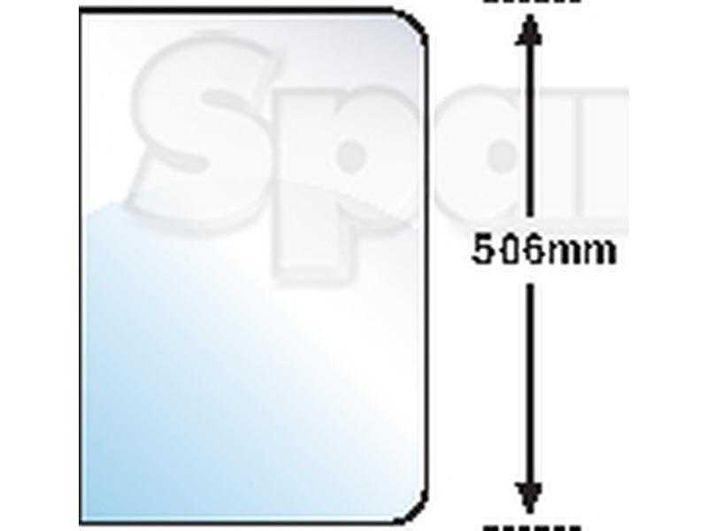 Side Glass RH for Massey Ferguson 590 (500 Series)