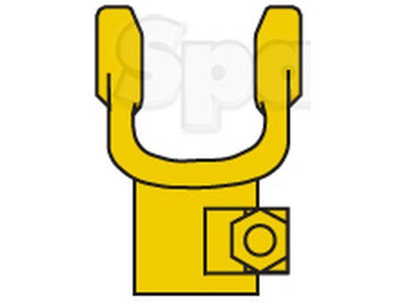 PTO Yoke - Interfering Clamp Bolt (U/J Size: 22 x 54.8mm) Size: 1 3/8"-21 Spline Bondioli & Pavesi, La Magdalena, Walterscheid