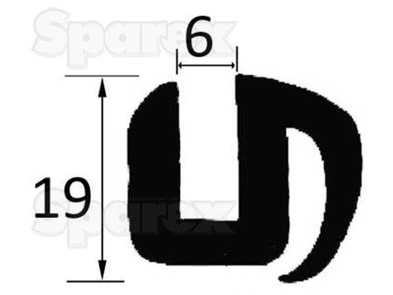 Glazing Rubber - S Type