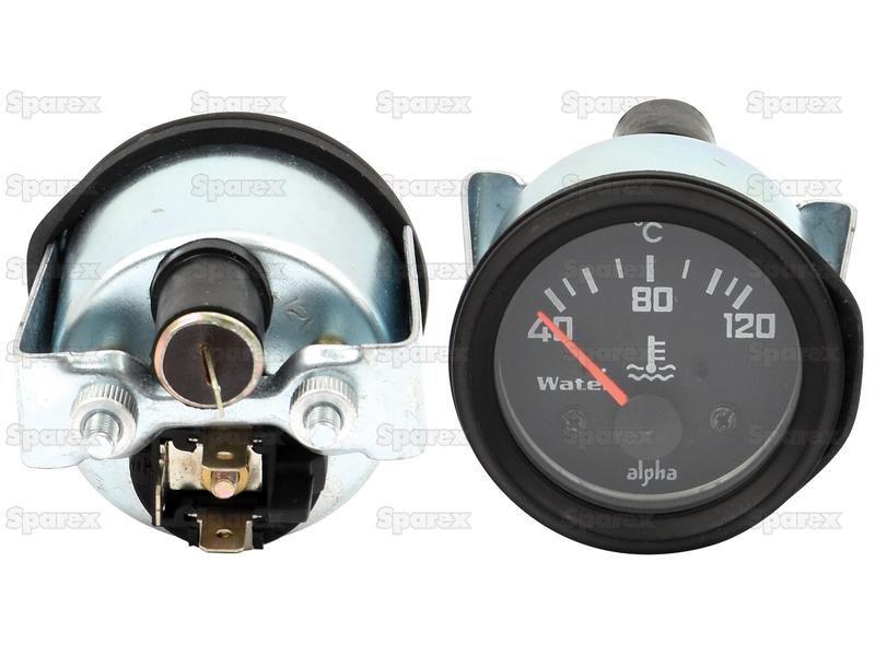 Water Temperature Gauge, Temperature range: 40 to 120°C, 12V