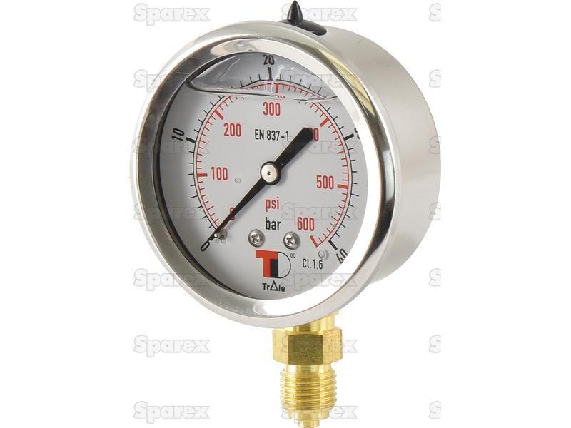 Hydraulic Pressure Gauge Ø63mm (0-40 Bar)