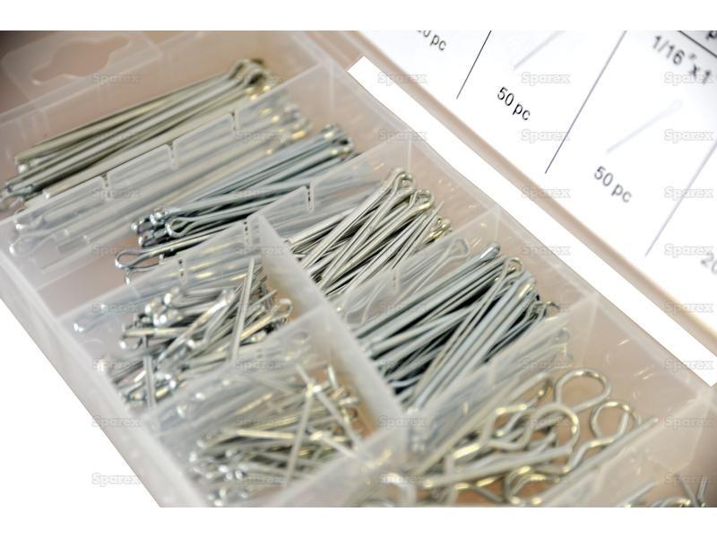 Cotter Pins & Grip Clips Kit, 260 pcs. Compak