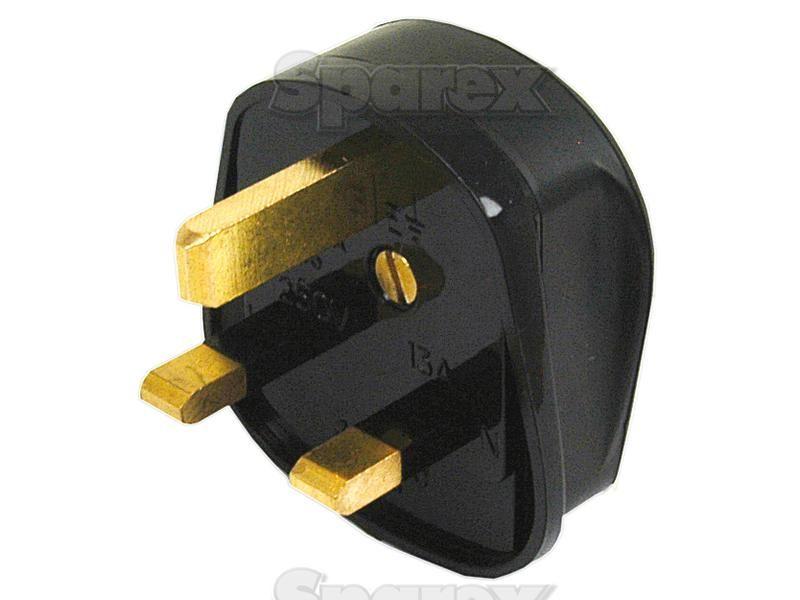 Heavy Duty Rubberised Plug, 13 Amps