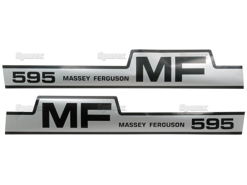 Decal Set - Massey Ferguson 595 for Massey Ferguson