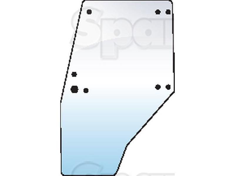Door Glass LH for Deutz-Fahr (0435 2850, 04352850)