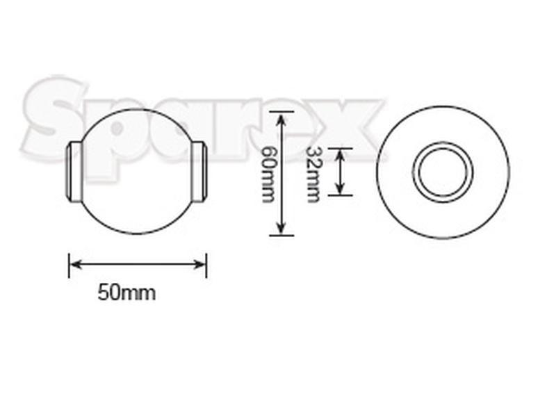 Top Link Balls (Cat. 3/3), (1pc. Tag)
