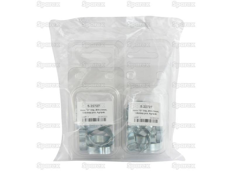 Hose "O" Clip, Ø20-23mm, 10 pcs. Agripak.