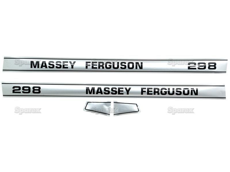 Decal Set - Massey Ferguson 298 for Massey Ferguson