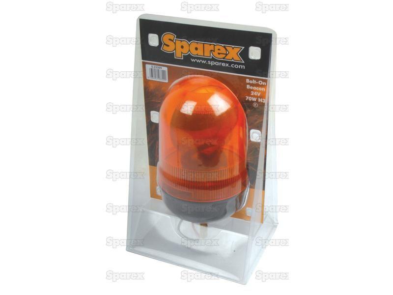 Halogen Beacon, Bolt on, 24V