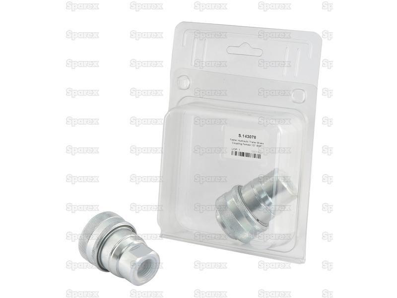 Faster Hydraulic Trailer Brake Coupling Female 1/2'' BSP Female Thread (Agripak 1pc.) Faster S.p.A (VF0/12GASF)