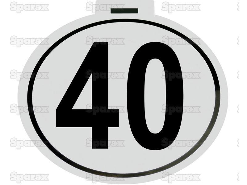 Speed Limit Sign 40KM/H