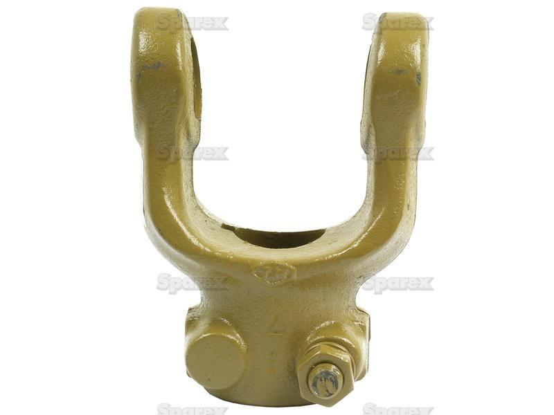 PTO Yoke - Interfering Clamp Bolt (U/J Size: 30.2 x 92mm) Bore Ø35mm, Key Size: 10mm. Bondioli & Pavesi, La Magdalena, Walterscheid