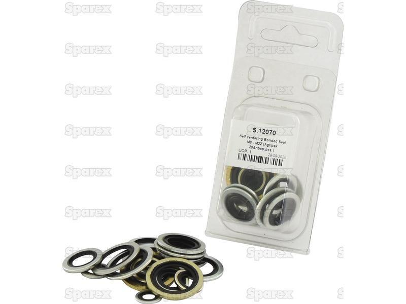 Self centering Bonded Seal '' 8-22mm (Agripak 20 pcs.)