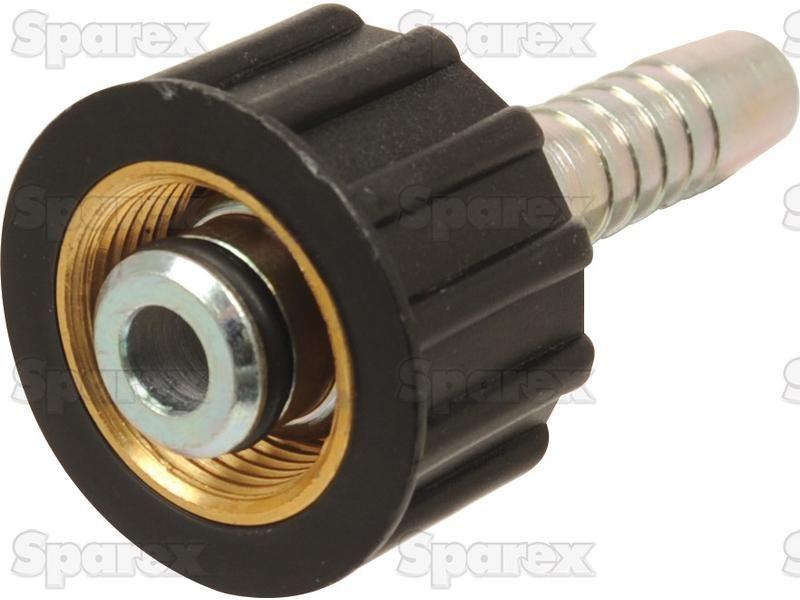 Dicsa Metric (Karcher) Hose Insert 3/8'' x M22 x 1.5 Female Thread Straight Swivel Cone Overlay