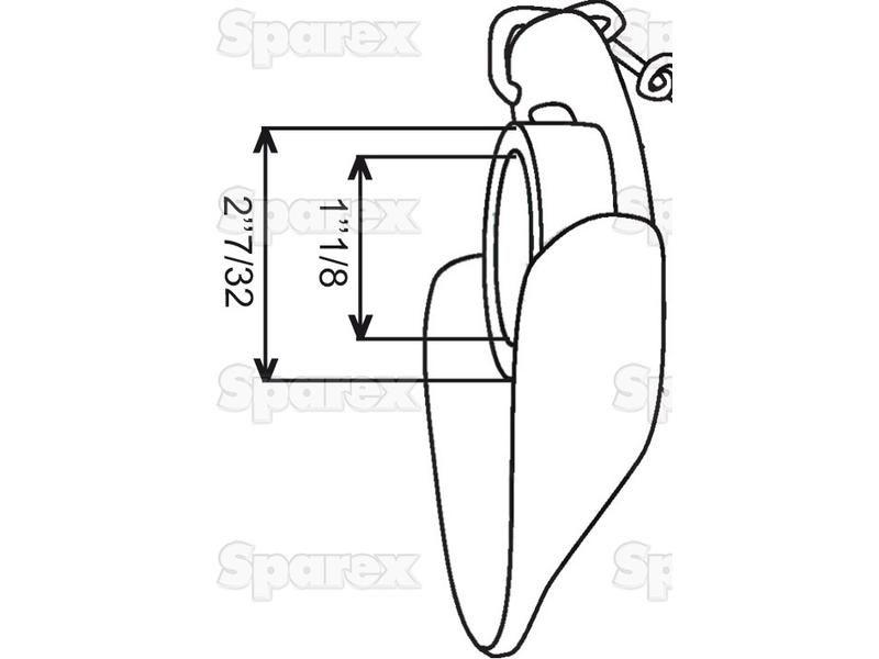 Lower Link Guide Cone and Linch Pin (Cat. 2/2)