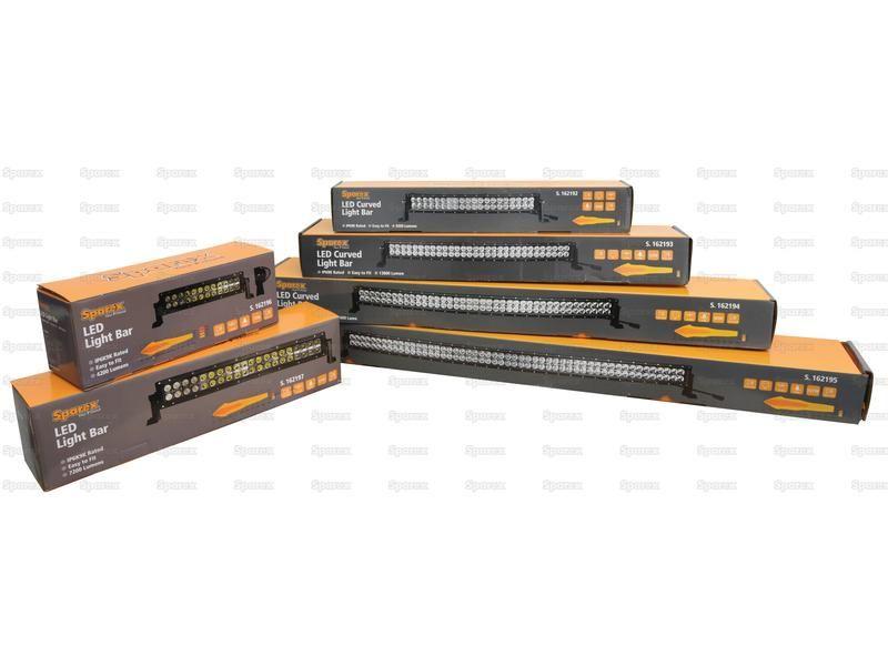 LED Curved Work Light Bar, 1140mm, 18400 Lumens, 10-30V